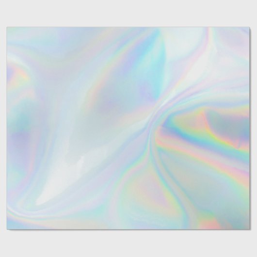 iriserend holografisch patroon cadeaupapier (Vlak)