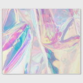 iriserend holografisch patroon cadeaupapier (Vlak)