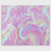 iriserend holografisch patroon cadeaupapier (Vlak)