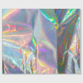 iriserend holografisch patroon cadeaupapier (Vlak)
