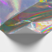 iriserend holografisch patroon cadeaupapier (Hoek)