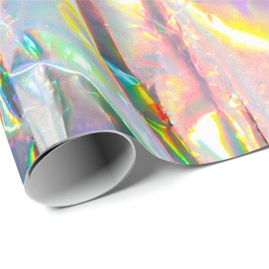 iriserend holografisch patroon cadeaupapier (Rol Hoek)