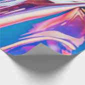 iriserend holografisch patroon cadeaupapier (Hoek)