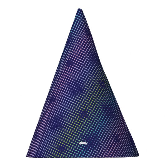 iriserend holografisch Stippen patroon Feesthoedjes (Rechts)