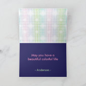 iriserend holografisch Stippen patroon Kaart (Binnen)