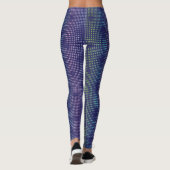 iriserend holografisch Stippen patroon Leggings (Achterkant)
