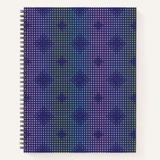 iriserend holografisch Stippen patroon Notitieboek