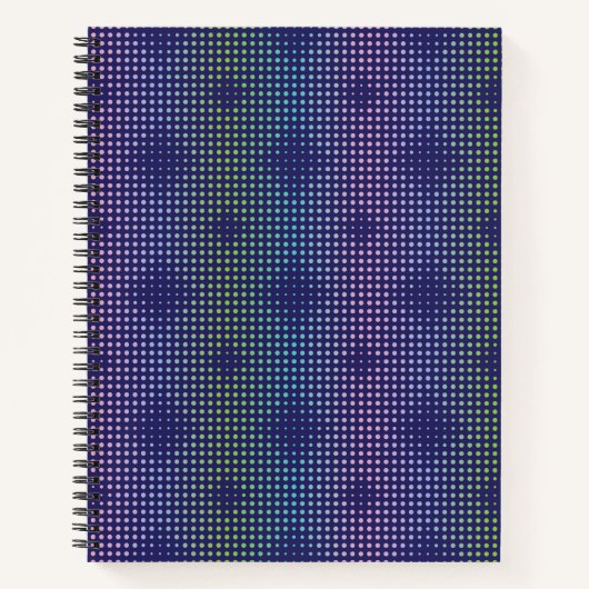iriserend holografisch Stippen patroon Notitieboek (Voorkant)