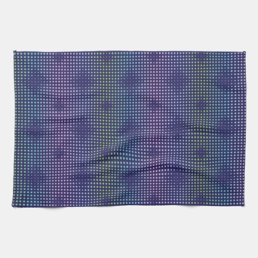 iriserend holografisch Stippen patroon Theedoek (Horizontaal)