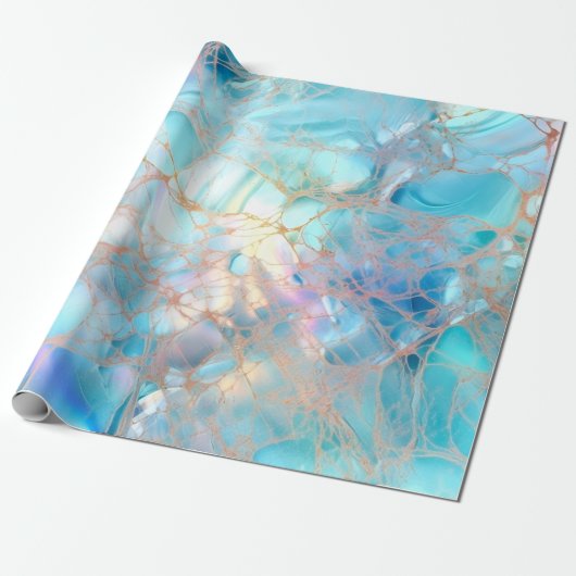 iriserend inpakpapier (Uitgerold)