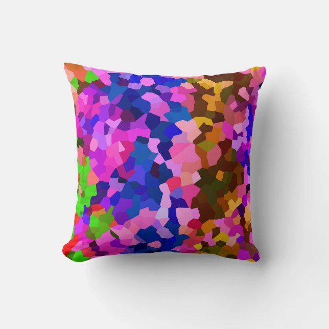 iriserend kristallijn Abstract patroon Kussen (Voorkant)