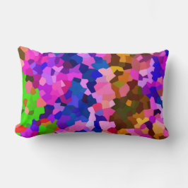 iriserend kristallijn Abstract patroon Kussen