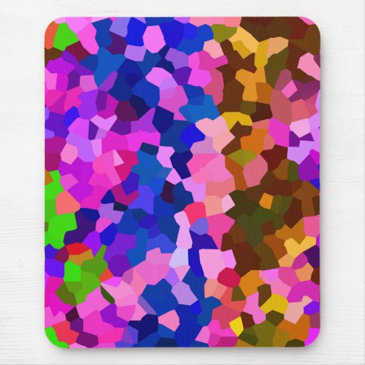 iriserend kristallijn Abstract patroon Muismat (Voorkant)
