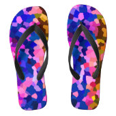 iriserend kristallijn Abstract patroon Teenslippers (Voetbed)