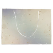 iriserend modern luxueus monogram groot cadeauzakje (Achterkant)