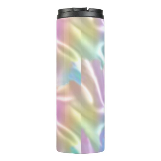 Iriserend ontwerp, Paarse scriptnaam Thermosbeker (Achterkant)