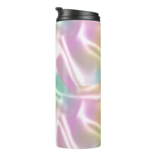 Iriserend ontwerp, Paarse scriptnaam Thermosbeker (Geroteerd rechts)