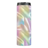 Iriserend ontwerp, zwarte scriptnaam thermosbeker (Achterkant)