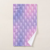 Iriserend Paarse en Roze Bad Handdoek (Handdoek)