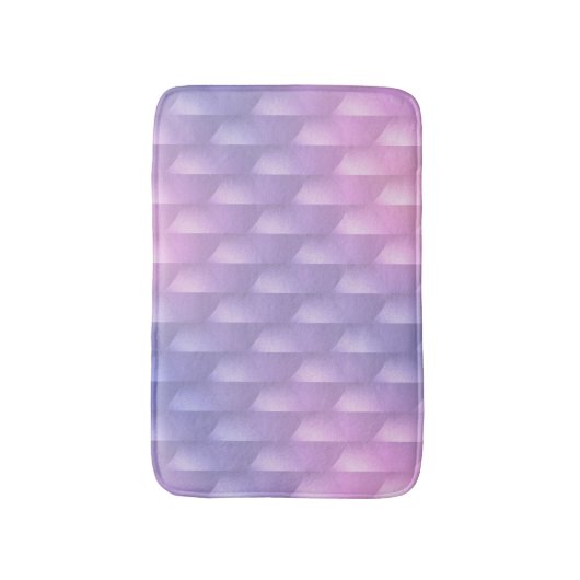 Iriserend Paarse en Roze Badmat (Voorkant Verticaal)