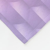 Iriserend Paarse en Roze Fleece Deken (Hoek)