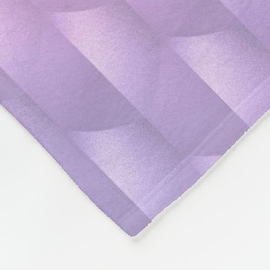 Iriserend Paarse en Roze Fleece Deken (Hoek)