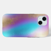 Iriserend Rainbow Glam Scrapbook Papier Case-Mate iPhone Case (Achterkant (horizontaal))