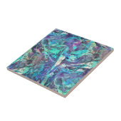 iriserend tegeltje (Zijkant)