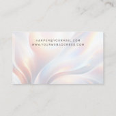 iriserend visitekaartje (Achterkant)