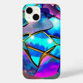 Iriserend Wereldbol in de ruimte Case-Mate iPhone Case (Achterkant)