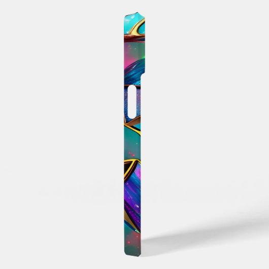 Iriserend Wereldbol in de ruimte Case-Mate iPhone Case (Achterkant / Rechts)