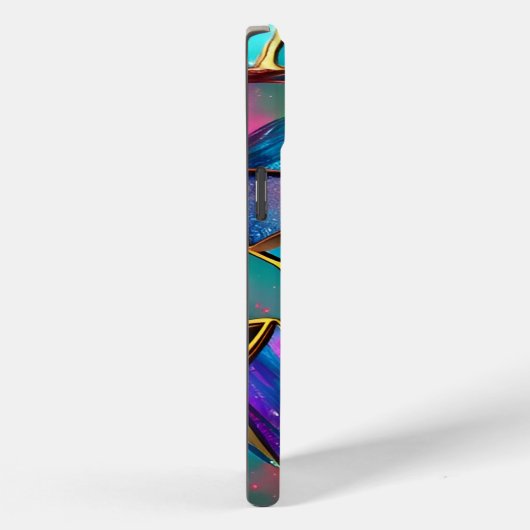 Iriserend Wereldbol in de ruimte Case-Mate iPhone Case (Achterkant / Rechts)