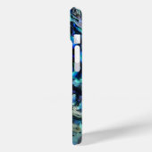 Iriserende Abalone Shell Abstract Blauw Groen Case-Mate iPhone Case (Achterkant / Links)