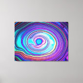 iriserende Abalone Shell Macro Canvas Afdruk (Voorkant)