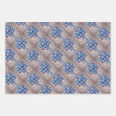 iriserende ballonnen wikkelpapier set inpakpapier vel (Voorkant 2)