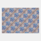 iriserende ballonnen wikkelpapier set inpakpapier vel (Voorkant)