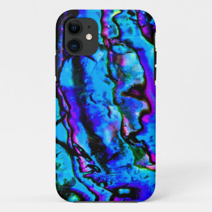 Iriserende Blauw Groen Paars Gemarmerd Mooie Case-Mate iPhone Case