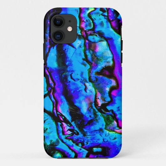 Iriserende Blauw Groen Paars Gemarmerd Mooie Case-Mate iPhone Case (Achterkant)