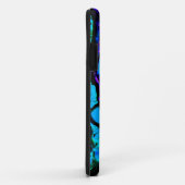 Iriserende Blauw Groen Paars Gemarmerd Mooie Case-Mate iPhone Case (Achterkant/rechts)