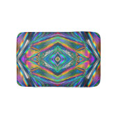 iriserende chroombadmat badmat (Voorkant)