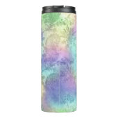 Iriserende Damast Monogram Edelsteen Thermosbeker (Achterkant)