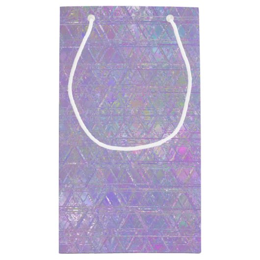 Iriserende design geschenktas klein cadeauzakje (Achterkant)