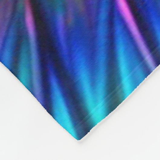 Iriserende draak met levendige achtergrond fleece deken (Hoek)