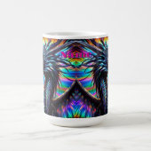 Iriserende draak met levendige achtergrond koffiemok (Center)