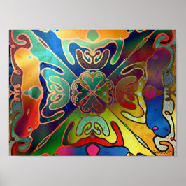 iriserende droom poster