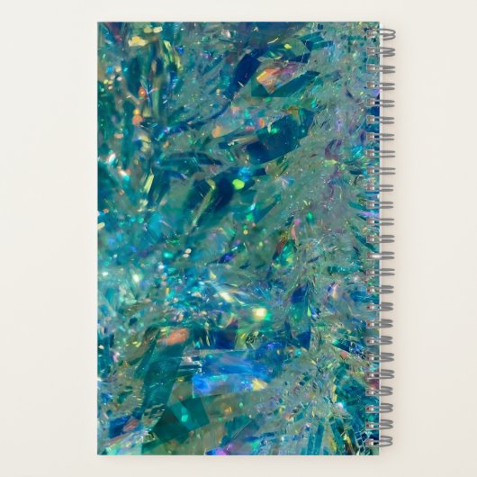 Iriserende fragmenten: een koele cascade notitieboek (Achterkant)