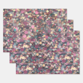 iriserende glitter Confetti geschenkverpakking Inpakpapier Vel