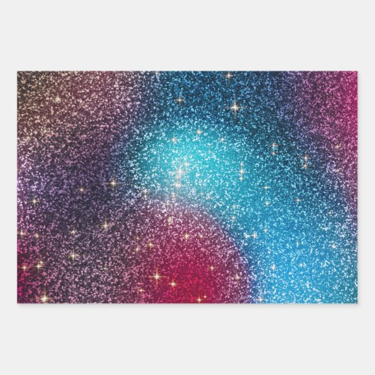 Iriserende glitter inpakpapier vel (Voorkant 2)