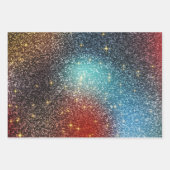 Iriserende glitter inpakpapier vel (Voorkant)