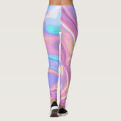 iriserende gloed leggings (Achterkant)